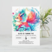 ボヘミアキツネ誕生日 招待状 (スタンド正面)