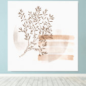 ボヘミアスタイル抽象芸術フローラアートキャンバスプリント キャンバスプリント (インサイチュ (ウッドフロア))