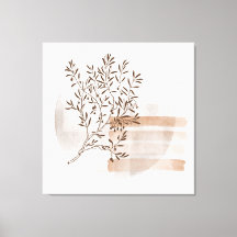 ボヘミアスタイル抽象芸術フローラアートキャンバスプリント