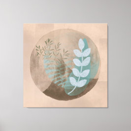 ボヘミアスタイル抽象芸術フローラアート キャンバスプリント