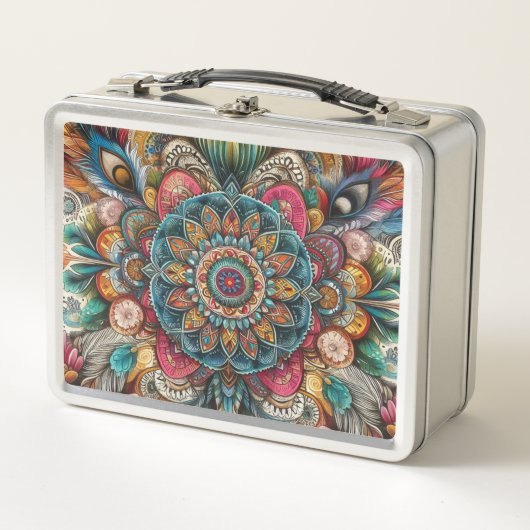 ボヘミアスタイル メタルランチボックス (正面)