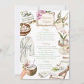 ボヘミアスパ | バチェロレッテ週末 招待状 (裏面)