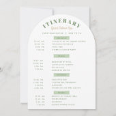 ボヘミアスパ | バチェロレッテ4日間日程 招待状 (裏面)