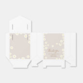 ボヘミアデイジーフローラベビーシャワーお願いボックス フェイバーボックス (折り畳みなし)