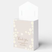 ボヘミアデイジーフローラベビーシャワーお願いボックス フェイバーボックス (オープン)