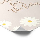 ボヘミアデイジーフローラベビー予測 ポスター (角)