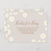 ボヘミアデイジーフローラベビー葉書用ブック ポストカード (正面/裏面)