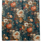 ボヘミアバラフローラシャワーカーテン シャワーカーテン (正面)