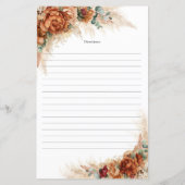 ボヘミアバラユーカリおよび金ゴールドフレームレシピ (裏面)