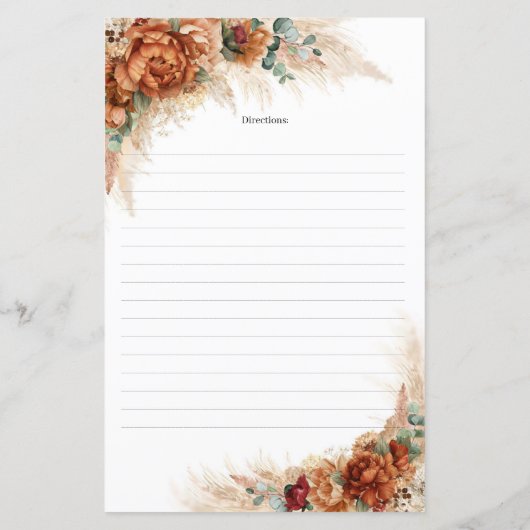 ボヘミアバラユーカリおよび金ゴールドフレームレシピ (裏面)