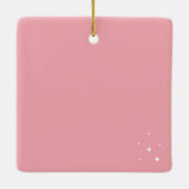 ボヘミアビーチパームツリーフォトセラミックオーナメント セラミックオーナメント (裏面)