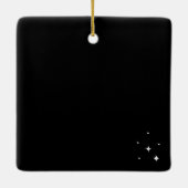 ボヘミアビーチパームツリーフォトセラミックオーナメント セラミックオーナメント (裏面)