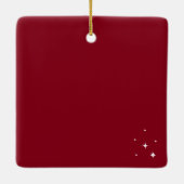 ボヘミアビーチパームツリーフォトセラミックオーナメント セラミックオーナメント (裏面)