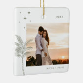 ボヘミアビーチパームツリーフォトセラミックオーナメント セラミックオーナメント (右)