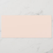 ボヘミアフローラバラウォーターカラーボホ結婚ズ メニュー (裏面)