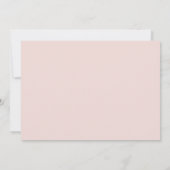 ボヘミアフローラベビーイン開花 |赤ちゃんシャワー 招待状 (裏面)