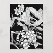 ボヘミアフローラ白黒披露宴 エンクロージャーカード (裏面)