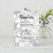 ボヘミアフローラ白黒披露宴 エンクロージャーカード (スタンド正面)