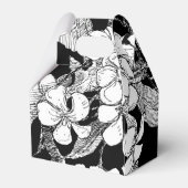 ボヘミアフローラ白黒 モダン フェイバーボックス (裏面サイド)