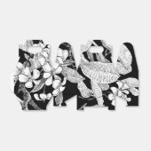 ボヘミアフローラ白黒 モダン フェイバーボックス (折り畳みなし)