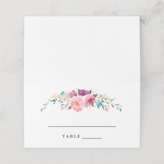 ボヘミアフローラ結婚の護衛カード プレイスカード (外部開封)