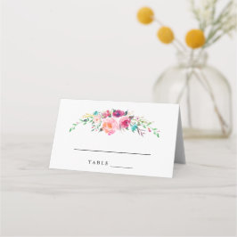 ボヘミアフローラ結婚の護衛カード プレイスカード