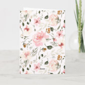 ボヘミアフローラ誕生日 カード (裏面)