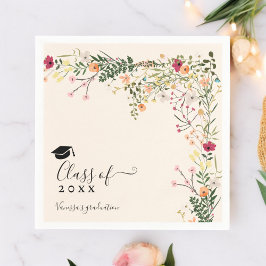 ボヘミアフローラ野草花卒業式 スタンダードカクテルナプキン