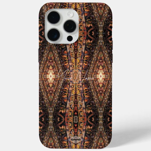 ボヘミアプリント携帯電話ケース Case-Mate iPhoneケース (裏面)