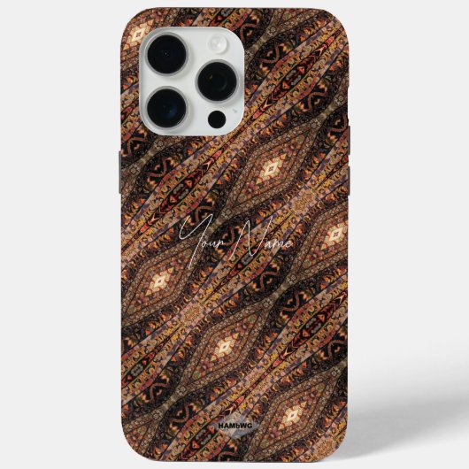 ボヘミアプリント携帯電話ケース Case-Mate iPhoneケース (裏面)