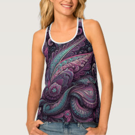 ボヘミアペイズリーno 13 タンクトップ