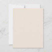 ボヘミアモダンのミニマリスト，日付の写真を保存 セーブザデート (裏面)