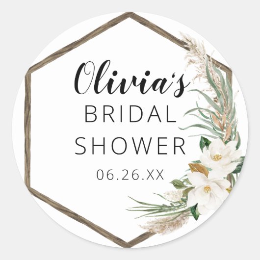 ボヘミアリースエンベロープフェイスステッカー ラウンドシール (正面)