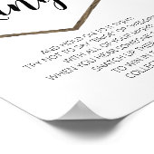 ボヘミアリースブライダルシャワーリングや輪ゲーム ポスター (角)