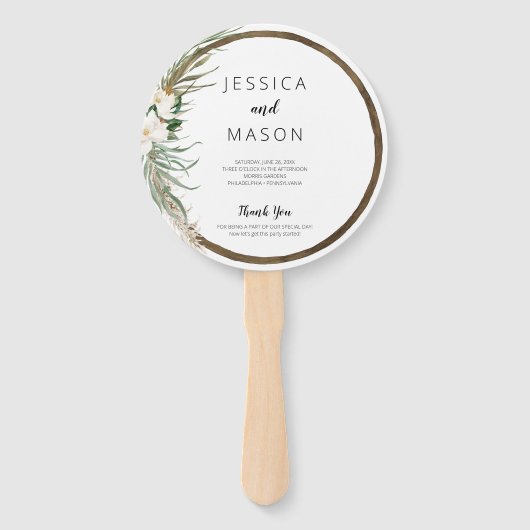 ボヘミアリース結婚のファン計画 ハンドファン (正面)