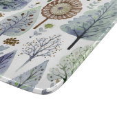 ボヘミアンかわいらしツリーフェスティバルクリスマスビベス カッティングボード (角)