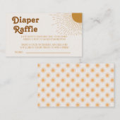 ボヘミアンこ来この息子の赤ちゃんシャワー エンクロージャーカード (正面/裏面)