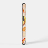ボヘミアンなステッカーコラージュのスマホケース iPhone 15ケース (右側面)