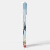 ボヘミアンな海岸の崖の野生の花のビーチアート Case-Mate iPhoneケース (裏面 / 右)