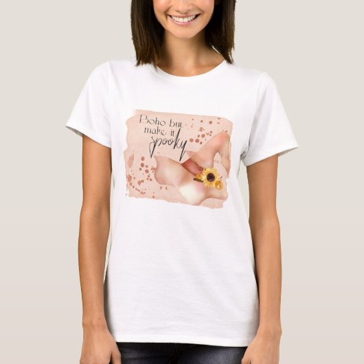 ボヘミアンな秋の引用 Tシャツ (正面)
