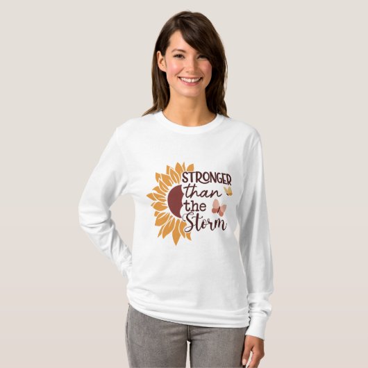 ボヘミアンな花と野生の花の聖書の詩 Tシャツ (正面フル)
