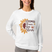 ボヘミアンな花と野生の花の聖書の詩 Tシャツ (正面)