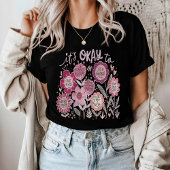 ボヘミアンな花柄が可愛い Tシャツ