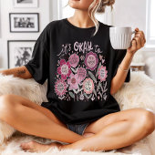 ボヘミアンな花柄が可愛い Tシャツ