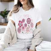 ボヘミアンな花柄Tシャツ - It's Okay To Boho Tシャツ