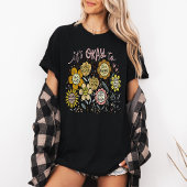 ボヘミアンな花柄Tシャツ - It's Okay To Boho Tシャツ