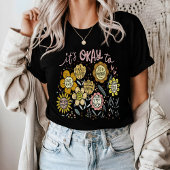 ボヘミアンな花柄Tシャツ - It's Okay To Boho Tシャツ