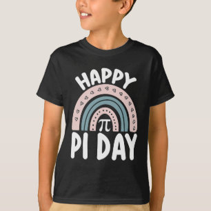 ボヘミアンな虹の数学者のためのハッピー円周率の日 Tシャツ
