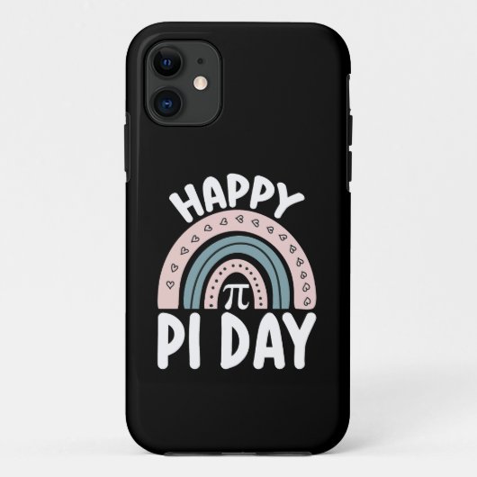 ボヘミアンな虹の数学 Piの日おめでとう Case-Mate iPhoneケース (裏面)