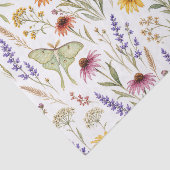 ボヘミアンな野の花のフラワープリント 植物画のルナモス 薄葉紙 (詳細)